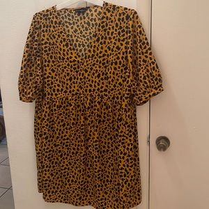 ASOS cheetah print dress